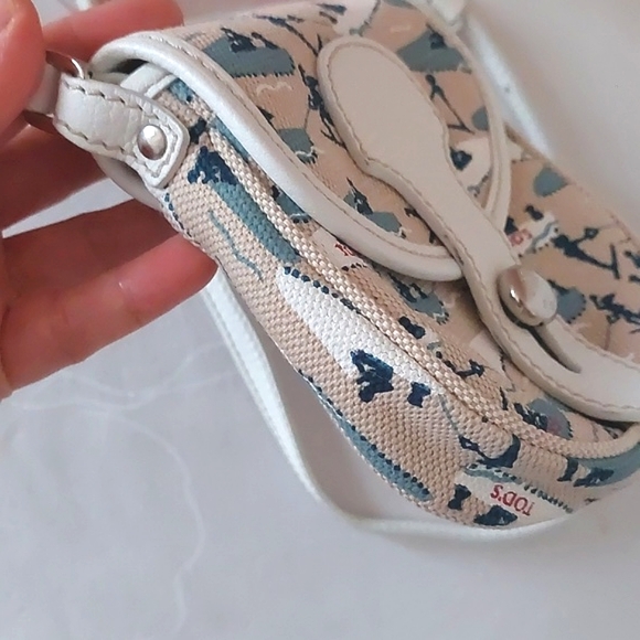 Mini Tod's canvas crossbody bag - Picture 4 of 14
